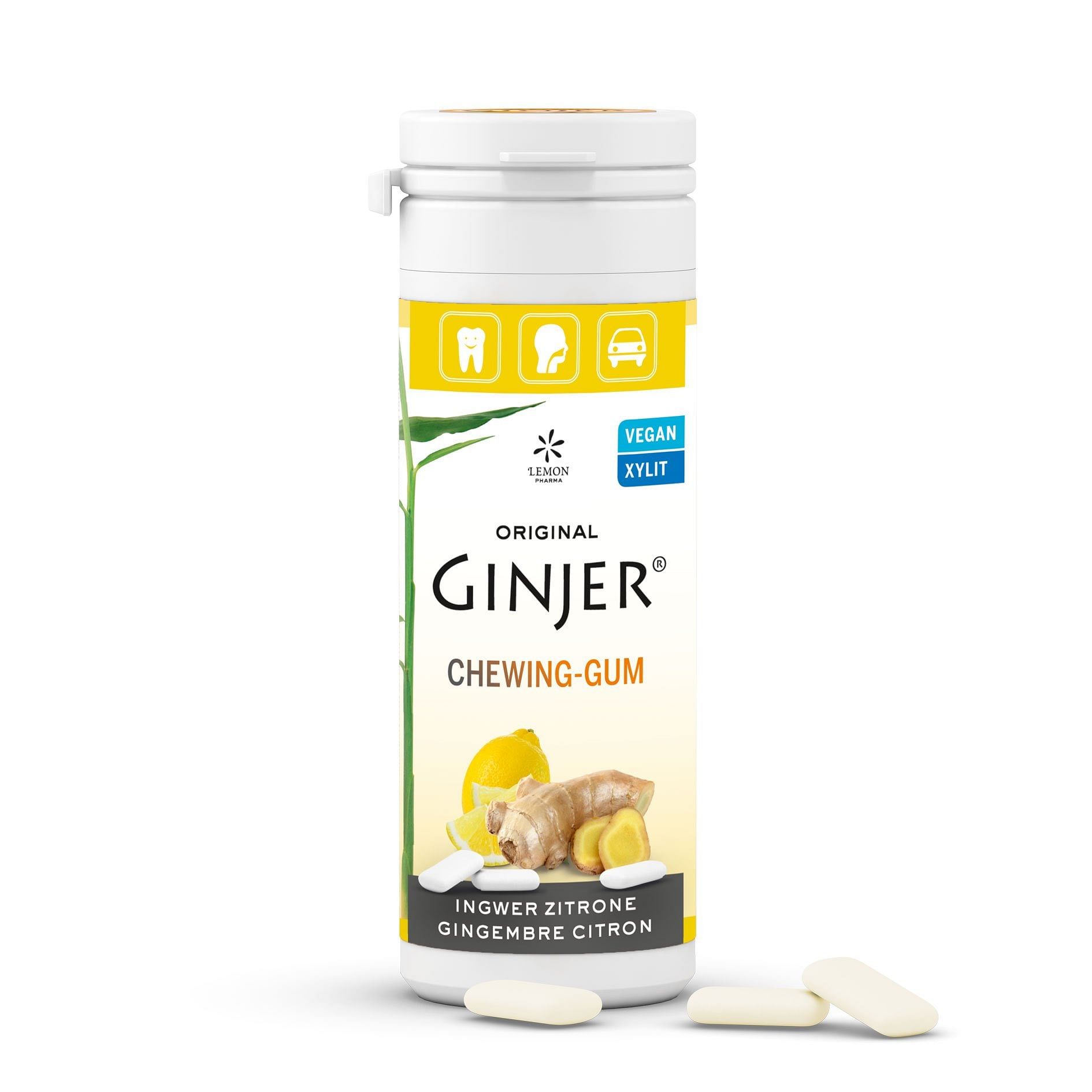 Lemon Pharma Gomme Ginjer E Limone 36 G