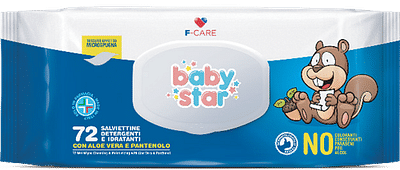 BABYSTAR SALVIETTE BEBE' POPUP 72 PEZZI