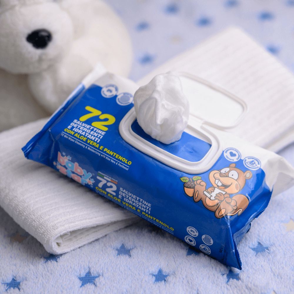 BABYSTAR SALVIETTE BEBE' POPUP 72 PEZZI