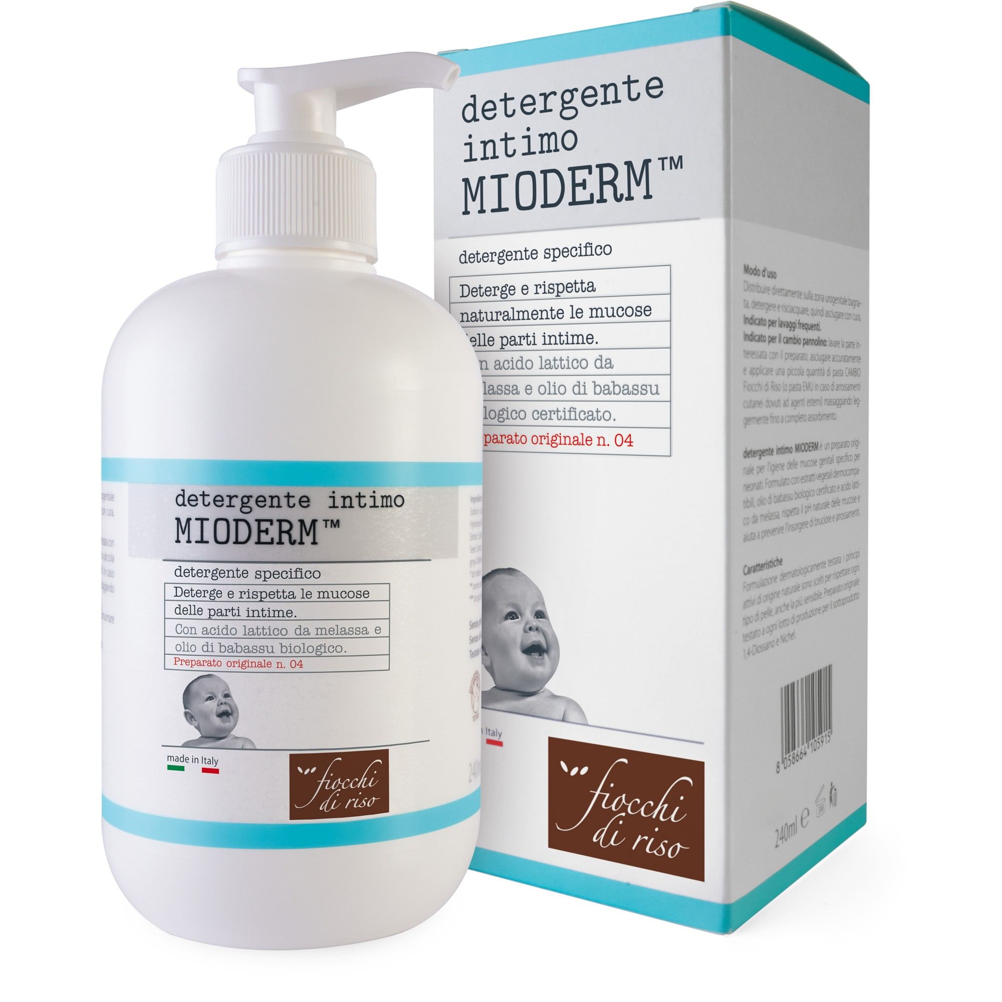 Fiocchi Di Riso Mioderm Detergente Intimo 240 Ml