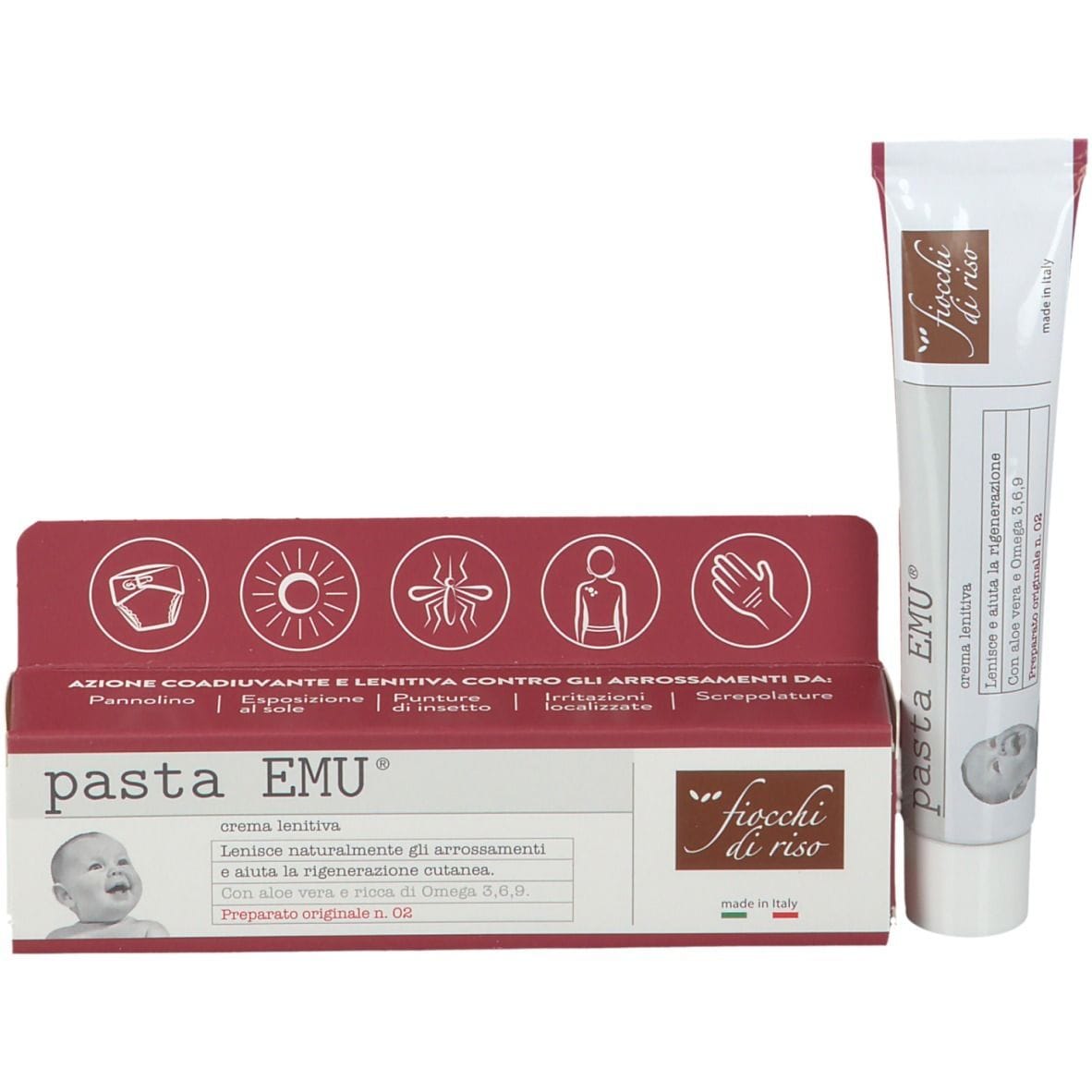 FIOCCHI DI RISO PASTA EMU LENITIVA 30 ML