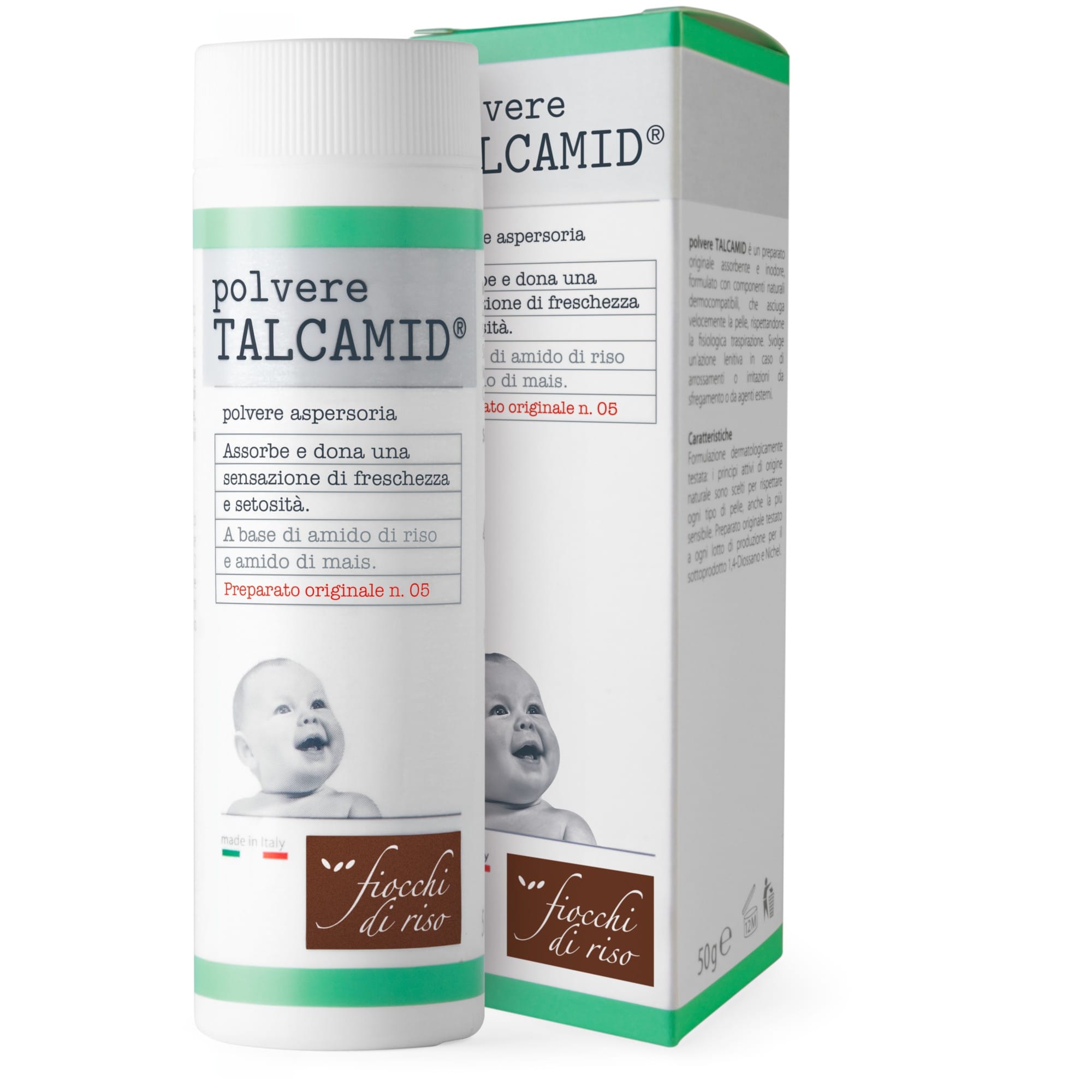 FIOCCHI DI RISO TALCAMID POLVERE 50 G
