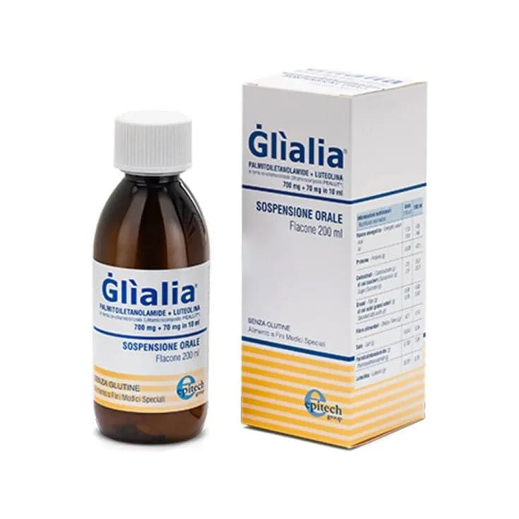 GLIALIA SOSPENSIONE ORALE 700 MG + 70 MG 200 ML