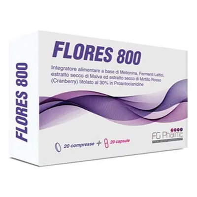 FLORES 800 20 COMPRESSE + 20 CAPSULE FLORES 800 20 COMPRESSE + 20 CAPSULE