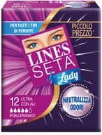 LINES SETA ULTRA LADY CON ALI 12 PEZZI