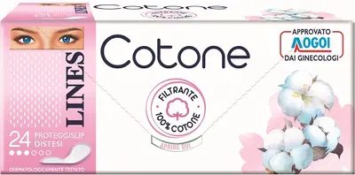 LINES COTONE PROTEGGISLIP DISTESI 24 PEZZI LINES COTONE PROTEGGISLIP DISTESI 24 PEZZI