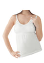 TOP PER GRAVIDANZA E ALLATTAMENTO BIANCO L