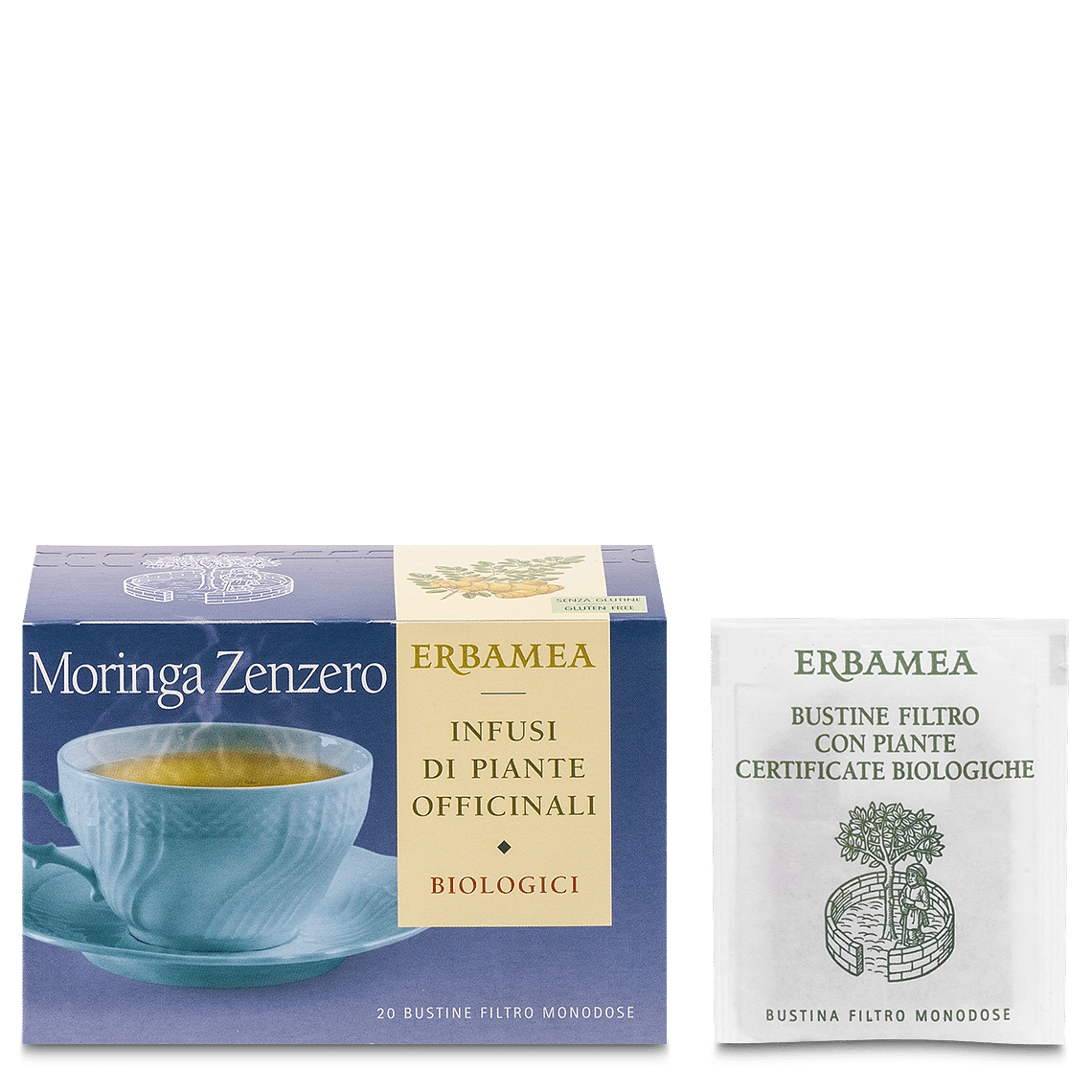 Moringa Zenzero Biologico 20 Bustine