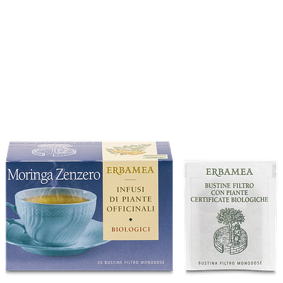 MORINGA ZENZERO BIOLOGICO 20 BUSTINE