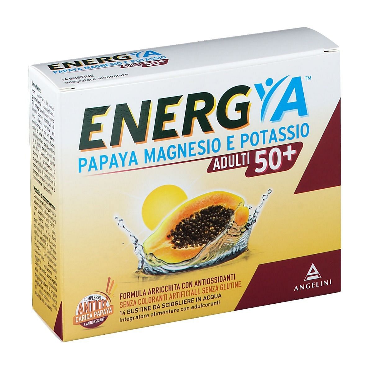 Energya Papaya Magnesio Potassio 50+ 14 Bustine