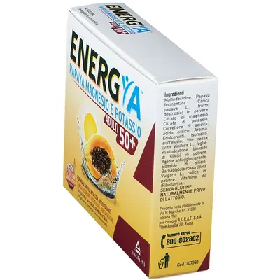 ENERGYA PAPAYA MAGNESIO POTASSIO 50+ 14 BUSTINE ENERGYA PAPAYA MAGNESIO POTASSIO 50+ 14 BUSTINE