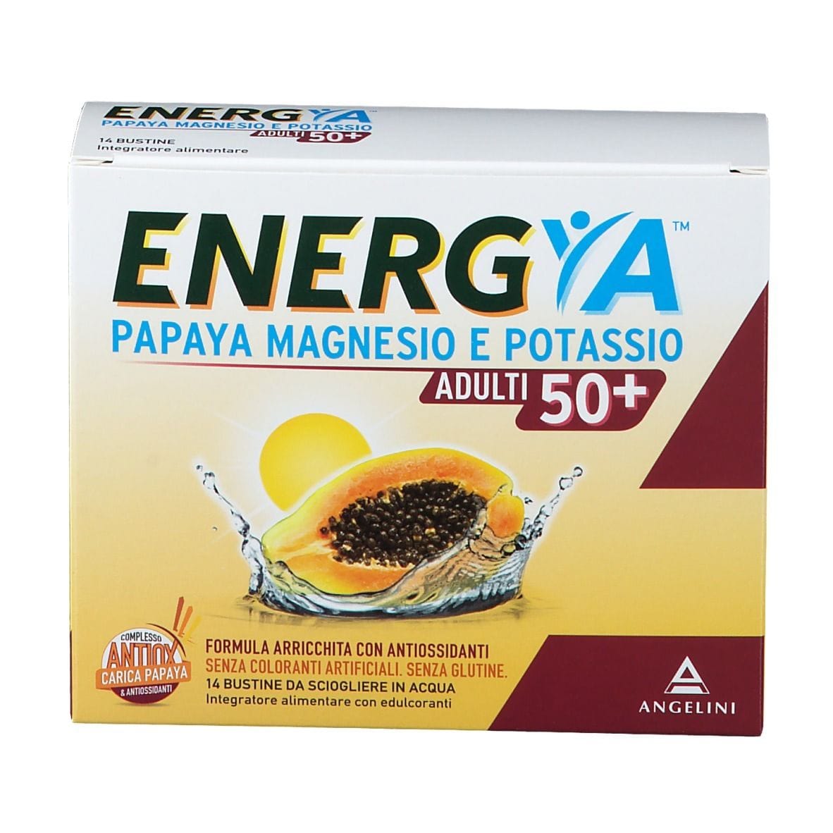 ENERGYA PAPAYA MAGNESIO POTASSIO 50+ 14 BUSTINE