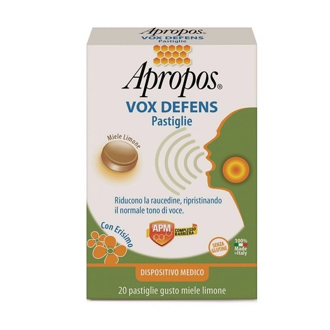 Apropos Vox Defens Pro Miele Limone 20 Pastiglie