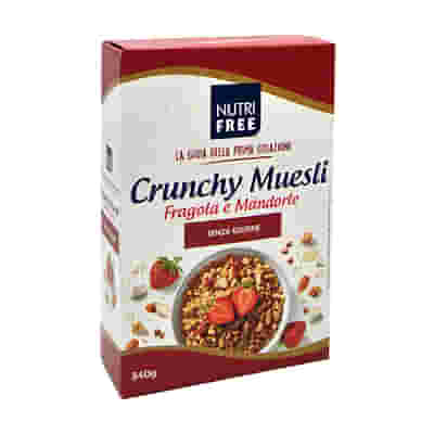 NUTRIFREE CRUNCHY MIX FRAGOLE E MANDORLE 340 G