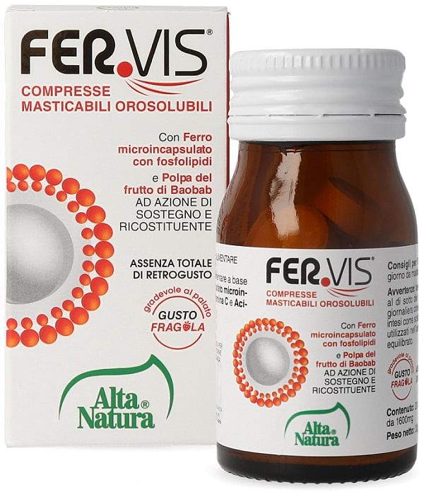 Fervis 20 Compresse Masticabili Orosolubili