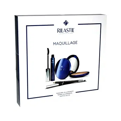 RILASTIL COFANETTO MAQUILLAGE 1 MATITA OCCHI + 1 TERRA ILLUMINANTE + 1 MASCARA ALLUNGANTE RILASTIL COFANETTO MAQUILLAGE 1 MATITA OCCHI + 1 TERRA ILLUMINANTE + 1 MASCARA ALLUNGANTE