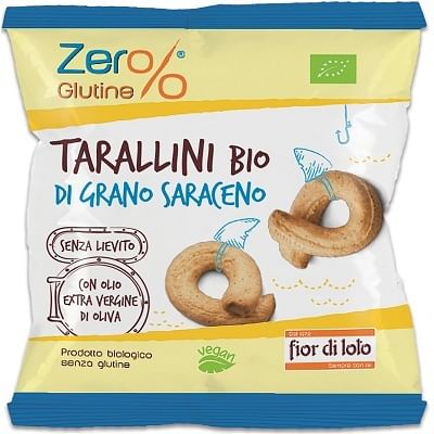 Zer% Glutine Tarallini Di Grano Saraceno 30 G