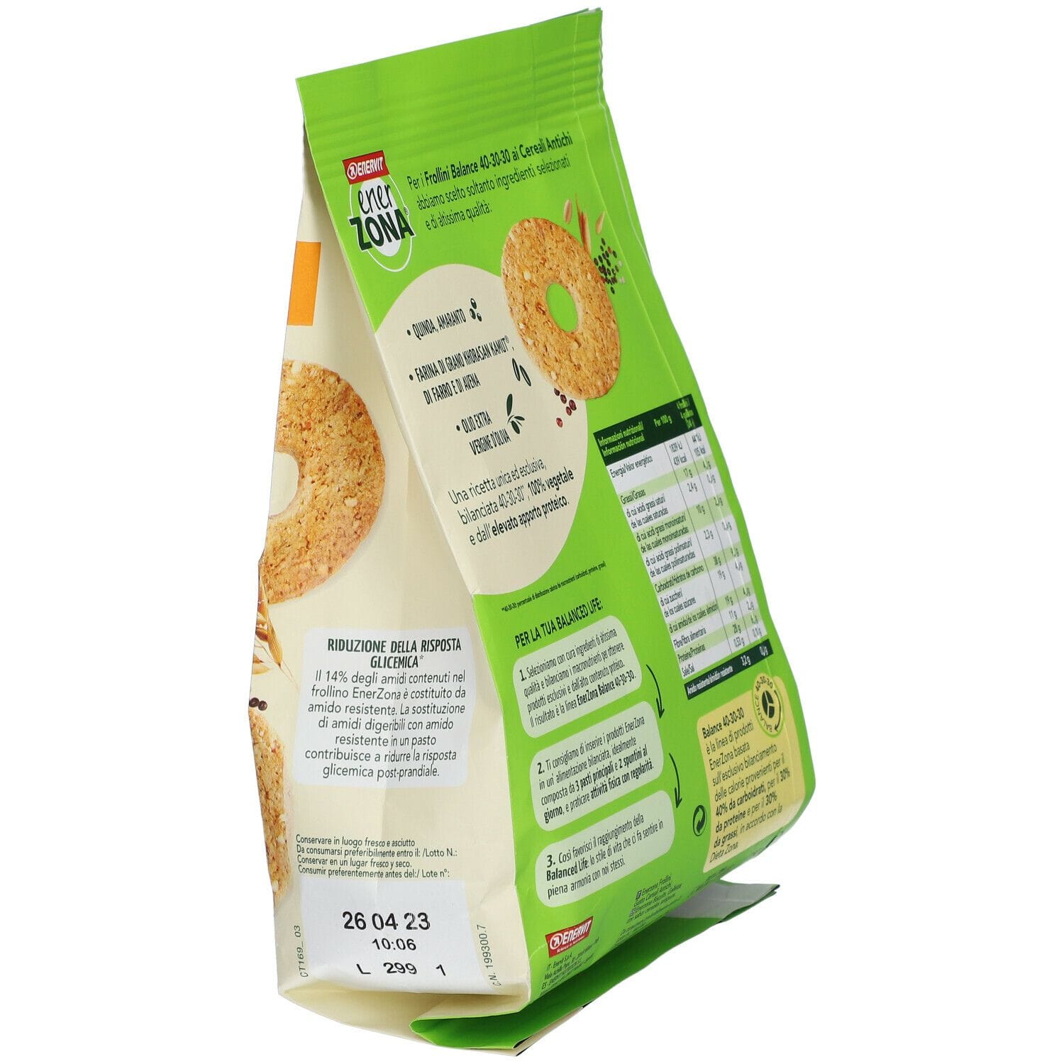 ENERZONA FROLLINI VEG CEREALI ANTICHI 250 G
