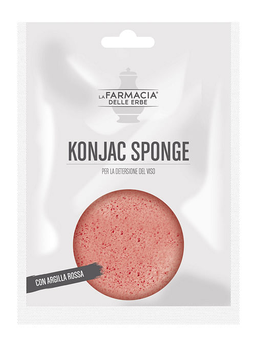 Fde Konjac Sponge Argilla Rossa 1 Pezzo