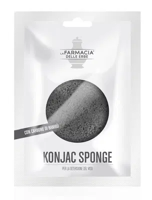 FDE KONJAC SPONGE CARBONE BAMBU' 1 PEZZO FDE KONJAC SPONGE CARBONE BAMBU' 1 PEZZO
