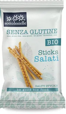STICKS SALATI SENZA GLUTINE 45 G STICKS SALATI SENZA GLUTINE 45 G