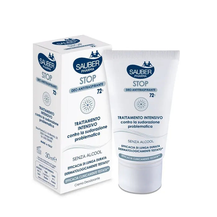 SAUBER DEOANTITRASPIRANTE 72H CREMA 30 ML
