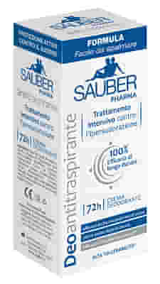 SAUBER DEOANTITRASPIRANTE 72H CREMA 30 ML
