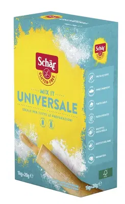 SCHAR MIX IT FARINA UNIVERSALE SENZA LATTOSIO 1 KG + 20 G SCHAR MIX IT FARINA UNIVERSALE SENZA LATTOSIO 1 KG + 20 G