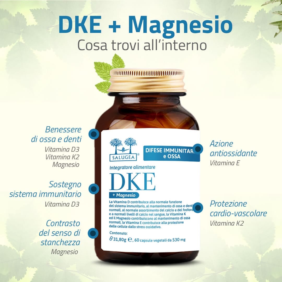 SALUGEA DKE + MAGNESIO 60 CAPSULE