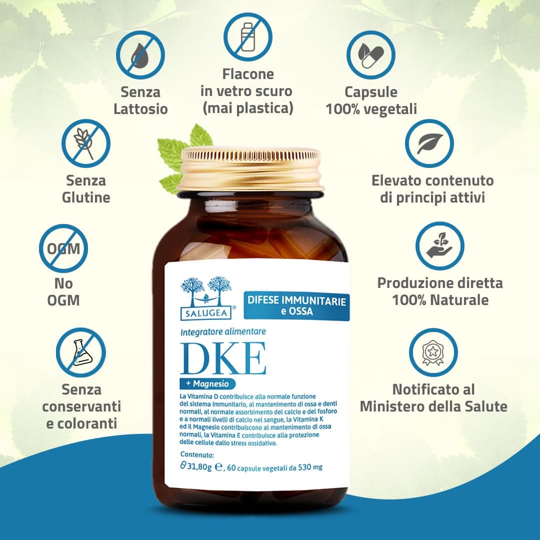 SALUGEA DKE + MAGNESIO 60 CAPSULE