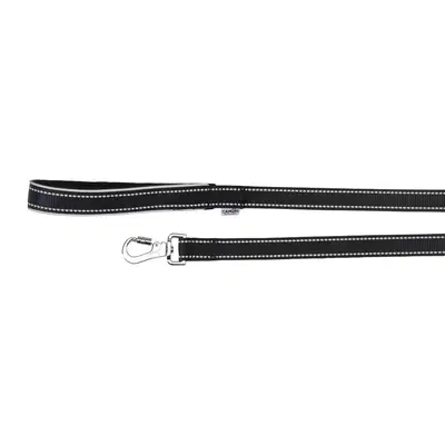 GUINZAGLIO REFLEX CON MANIGLIA IN NEOPRENE NERO 25 X 1200 MM GUINZAGLIO REFLEX CON MANIGLIA IN NEOPRENE NERO 25 X 1200 MM