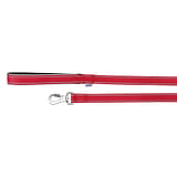 GUINZAGLIO REFLEX CON MANIGLIA IN NEOPRENE ROSSO 25 X 1200 MM