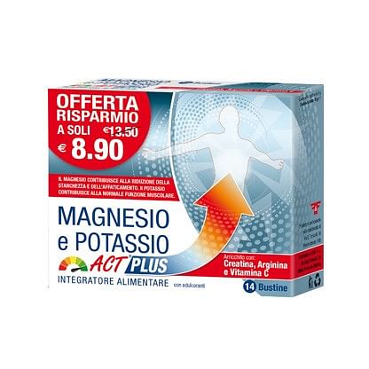 Magnesio E Potassio Act Plus 14 Bustine