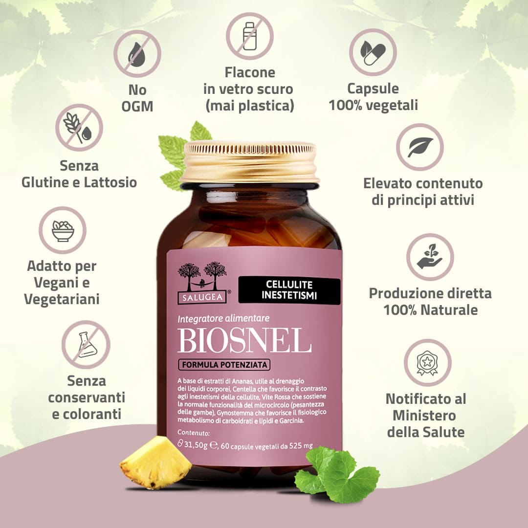 SALUGEA BIOSNEL FORMULA POTENZIATA 60 CAPSULE VEGETALI
