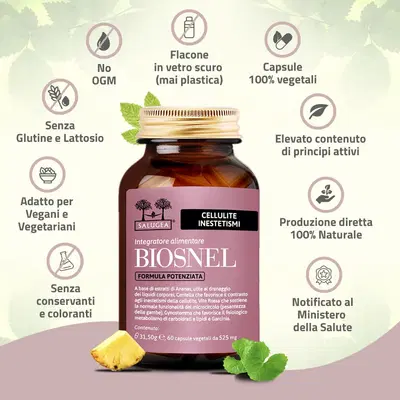 SALUGEA BIOSNEL FORMULA POTENZIATA 60 CAPSULE VEGETALI SALUGEA BIOSNEL FORMULA POTENZIATA 60 CAPSULE VEGETALI