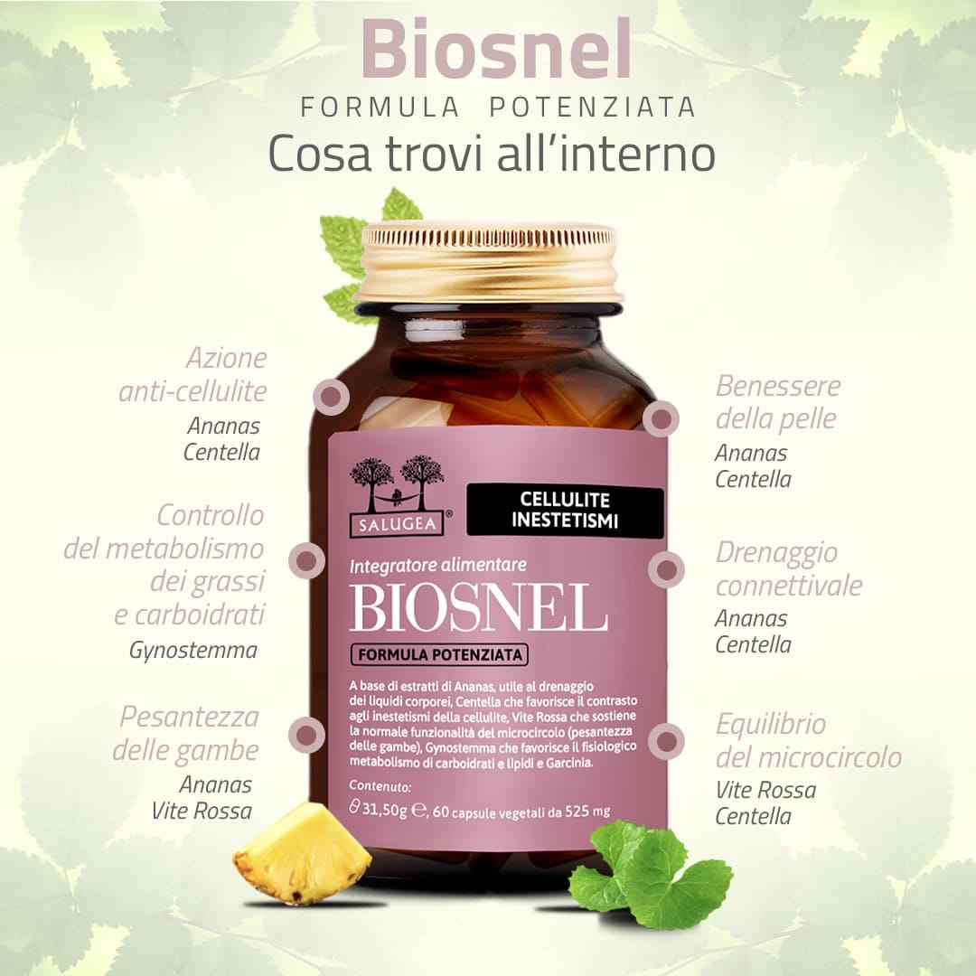 SALUGEA BIOSNEL FORMULA POTENZIATA 60 CAPSULE VEGETALI
