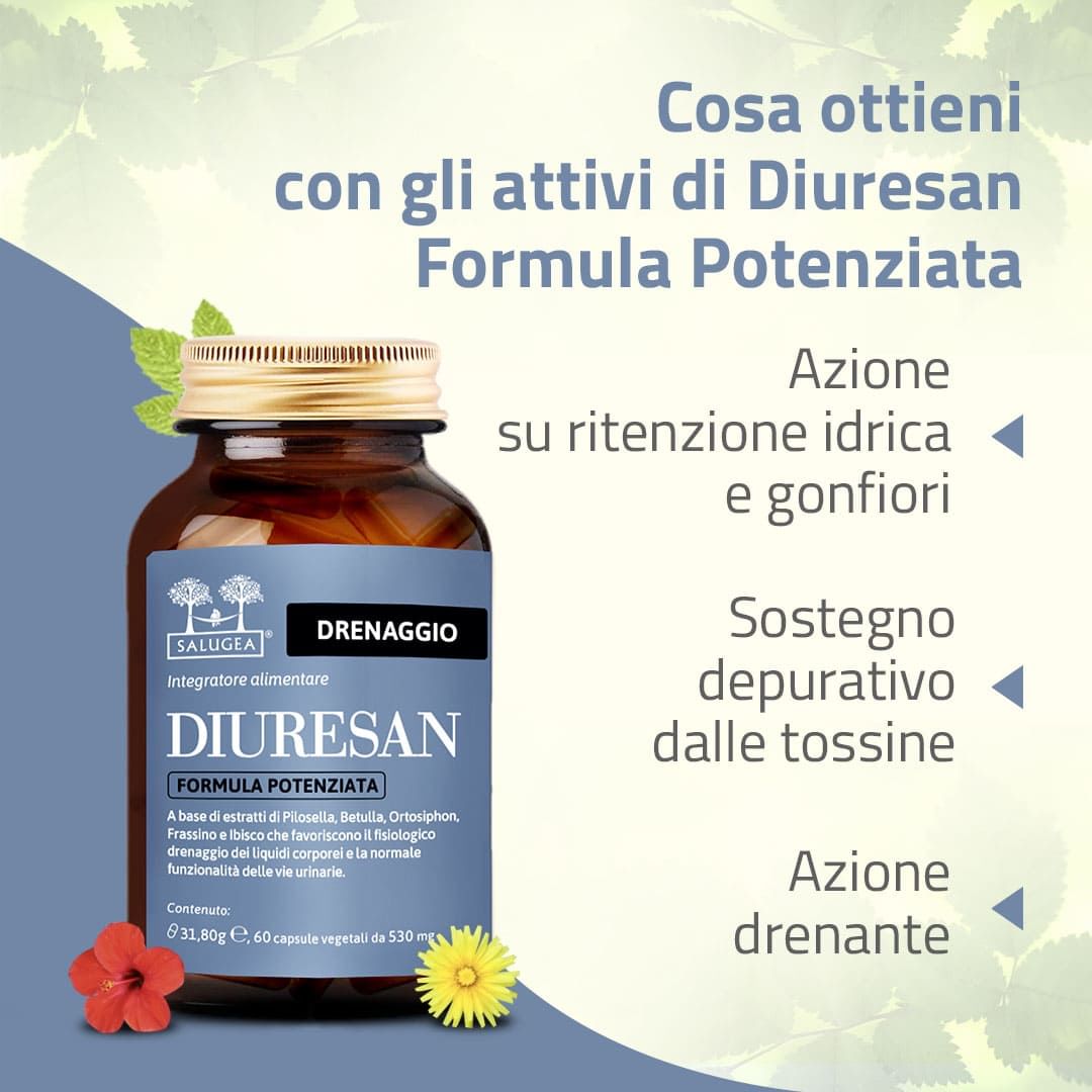 SALUGEA DIURESAN FORMULA POTENZIATA 60 CAPSULE