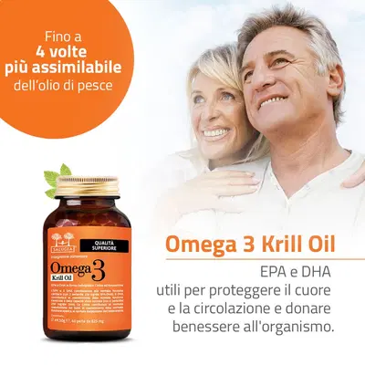 SALUGEA OMEGA 3 KRILL OIL 60 PERLE SALUGEA OMEGA 3 KRILL OIL 60 PERLE