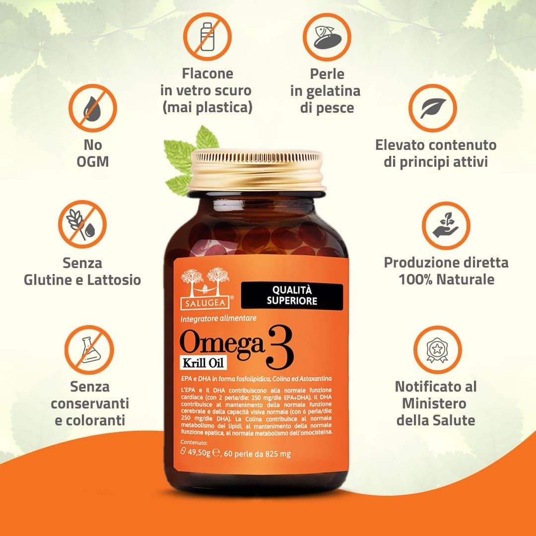 SALUGEA OMEGA 3 KRILL OIL 60 PERLE
