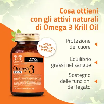 SALUGEA OMEGA 3 KRILL OIL 60 PERLE SALUGEA OMEGA 3 KRILL OIL 60 PERLE