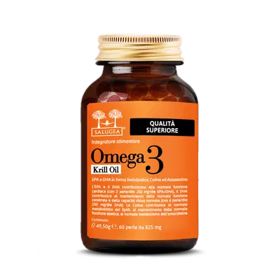 SALUGEA OMEGA 3 KRILL OIL 60 PERLE SALUGEA OMEGA 3 KRILL OIL 60 PERLE