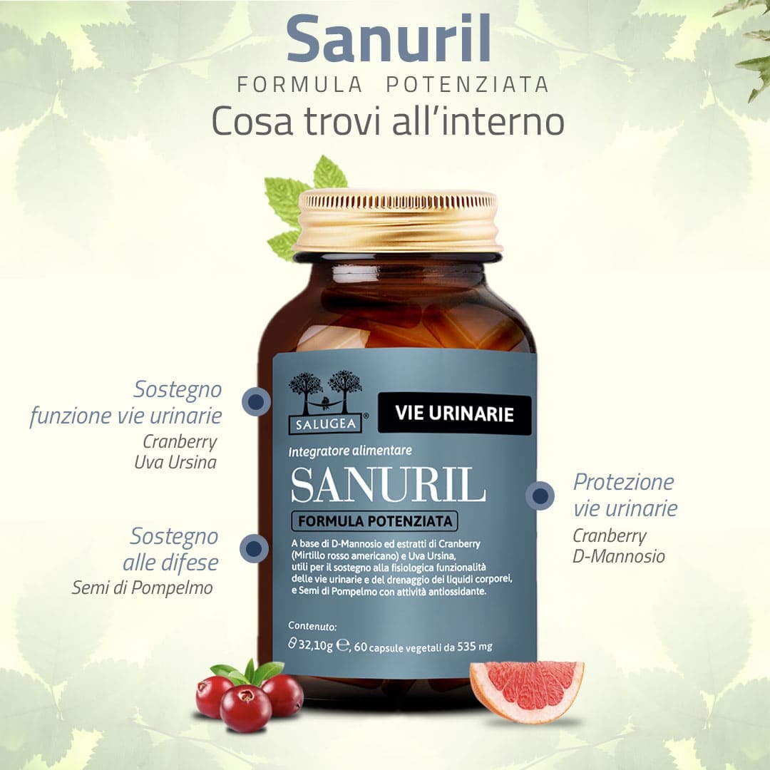 SALUGEA SANURIL FORMULA POTENZIATA 60 CAPSULE VEGETALI