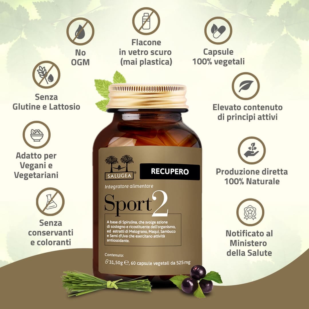 SALUGEA SPORT2 RECUPERO 60 CAPSULE