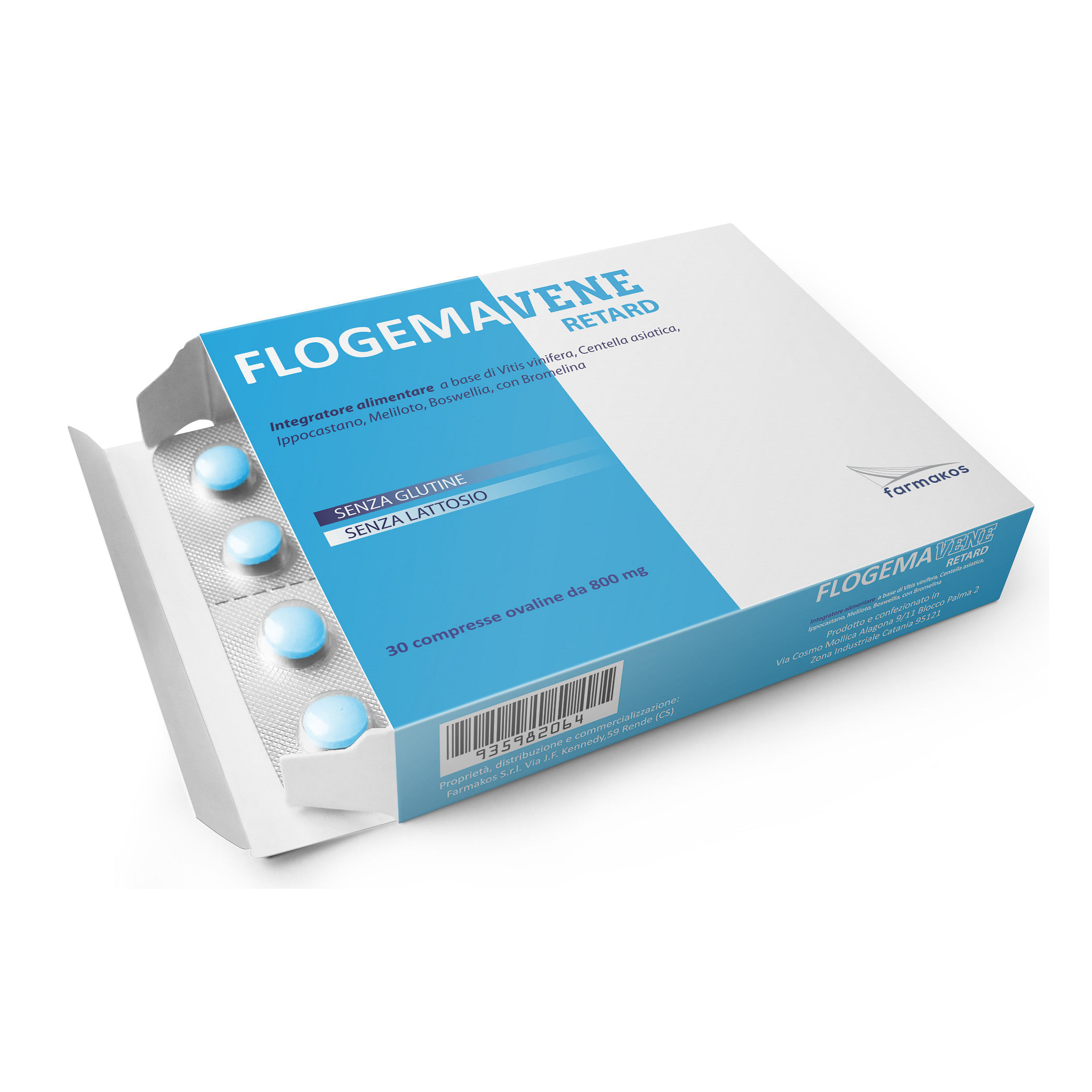 Flogema Vene Retard 30 Compresse 1200 Mg