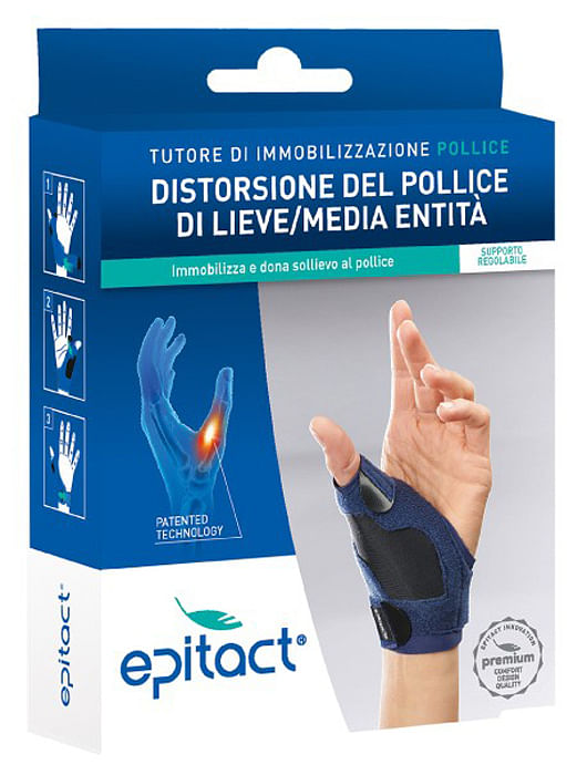 Epitact Tutore Immobilizzazione Pollice Mano Destra S