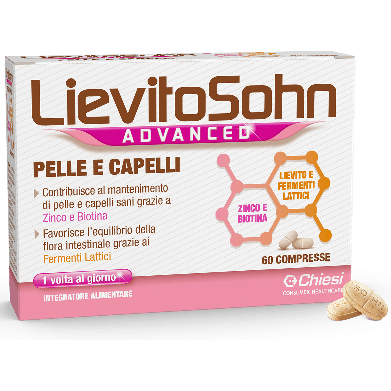 LIEVITOSOHN ADVANCED 60 COMPRESSE SENZA GLUTINE