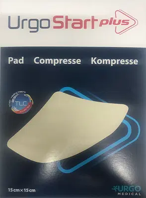 MEDICAZIONE TNT ASSORBENTE GELIFICANTE URGOSTART PLUS PAD 15X15CM 10 PEZZI MEDICAZIONE TNT ASSORBENTE GELIFICANTE URGOSTART PLUS PAD 15X15CM 10 PEZZI