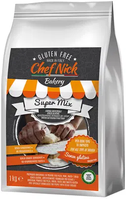 CHEF NICK SUPER MIX FARINA UNIVERSALE 1 KG CHEF NICK SUPER MIX FARINA UNIVERSALE 1 KG