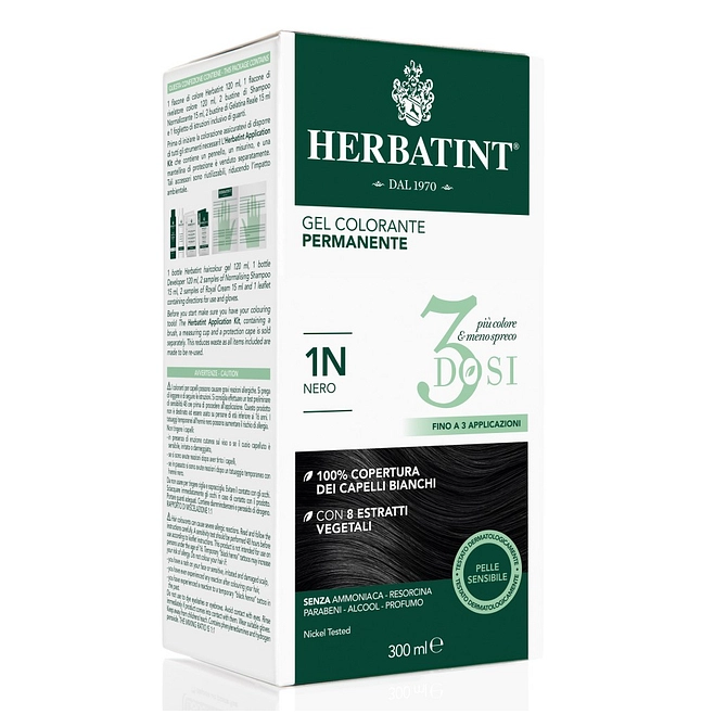Herbatint 3 Dosi 1 N 300 Ml