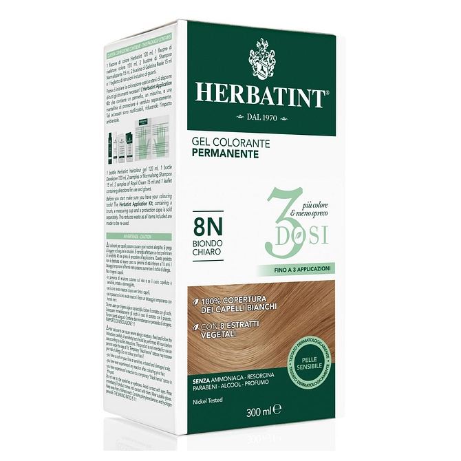 Herbatint 3 Dosi 8 N 300 Ml
